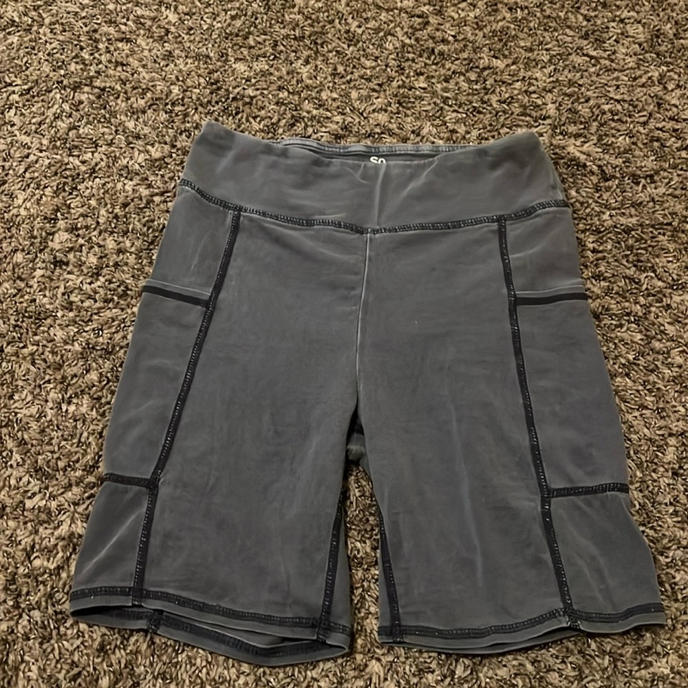 blue bike shorts